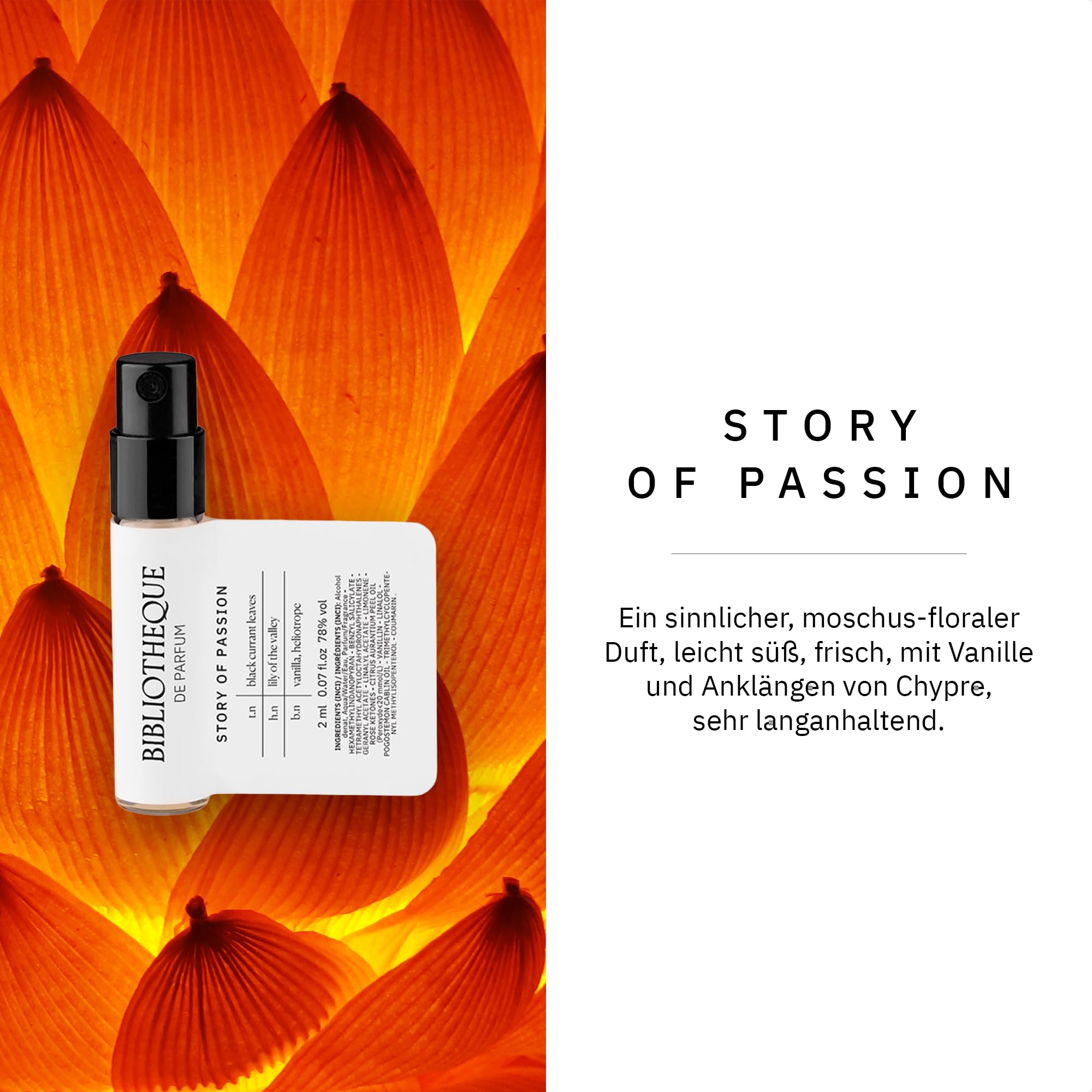Bibliotheque de Parfum Warm & Addictive Set, Eau de Parfum für Damen, sinnliches und anziehendes Mini Parfüm Set mit 5 langanhaltenden Nischendüften, Geschenkset für Frauen (5x2ml)