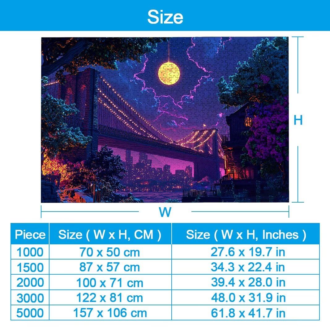 Puzzle 3000 Pièces Adultes, Puzzle 3000 Pieces New York, Cadeau Femme -2082