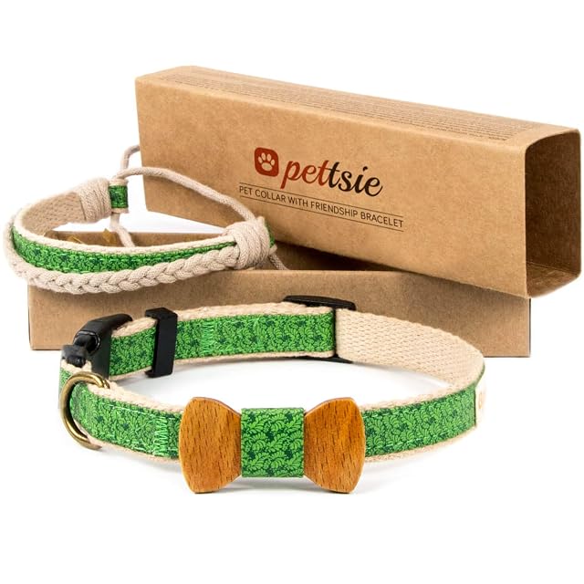 Collar con Pajarita para Perros y Brazalete de Amistad Marca Pettsie