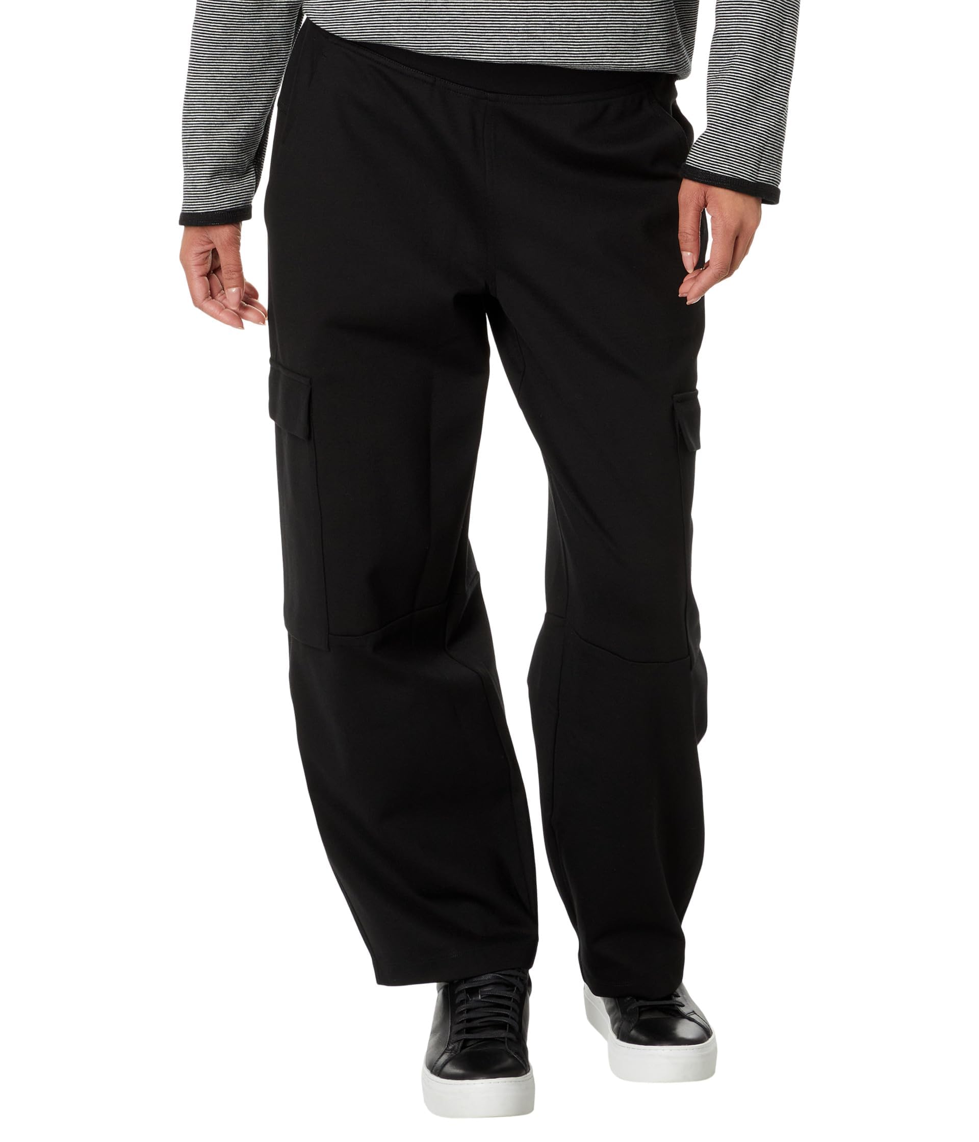 Eileen Fisher Womens Cargo Ankle Lantern Pants