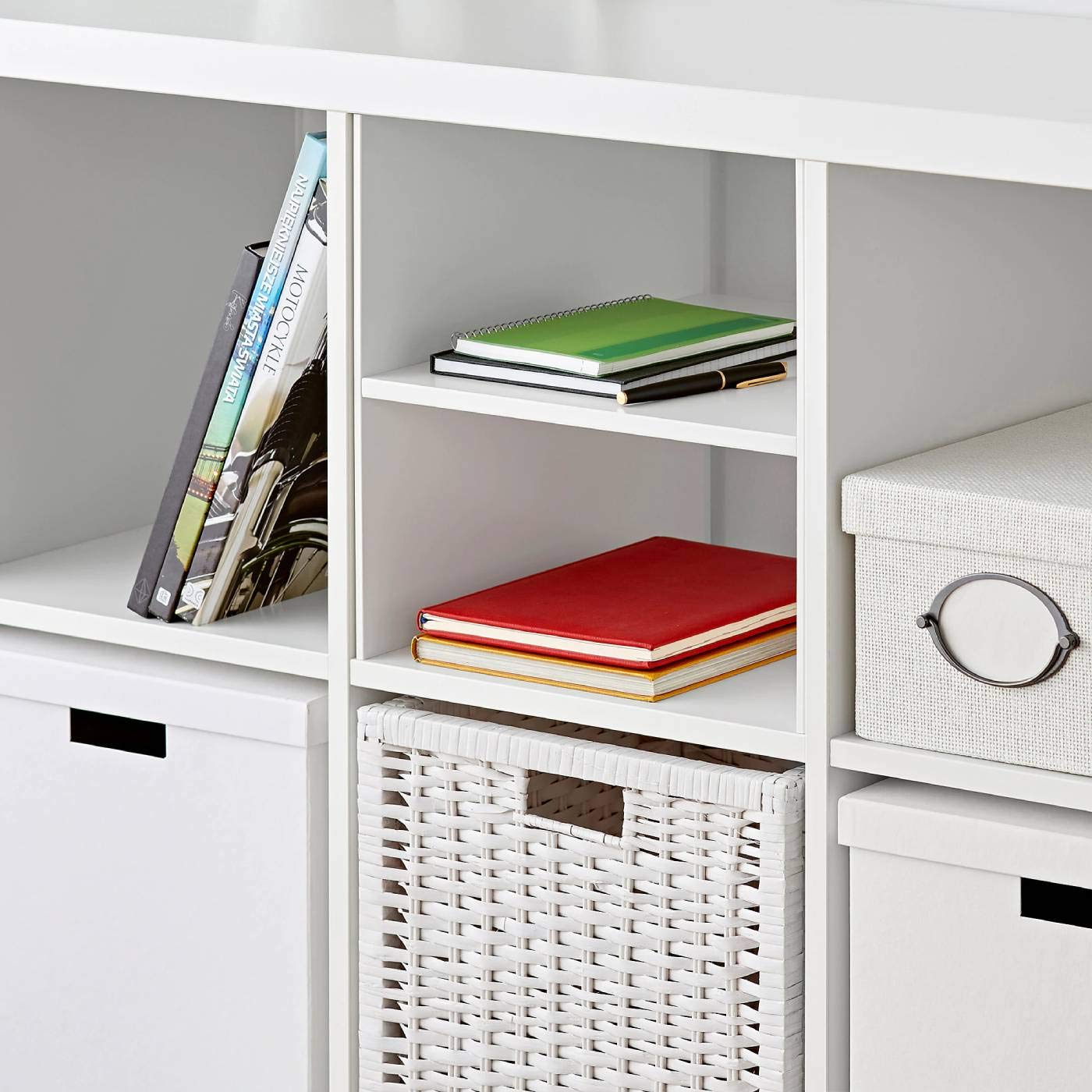 Ikea Kallax - Inserto con 1 base, 33 x 33 cm, colore: Bianco