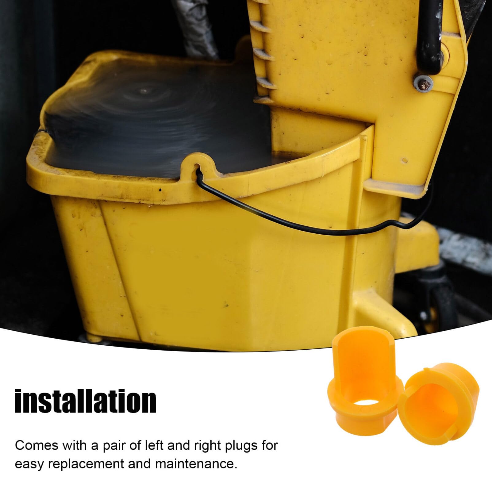 NOLITOY Mop Bucket 2pcs Mop Bucket Plastic Stopper Versatile Cleaning Tool for Household Commercial