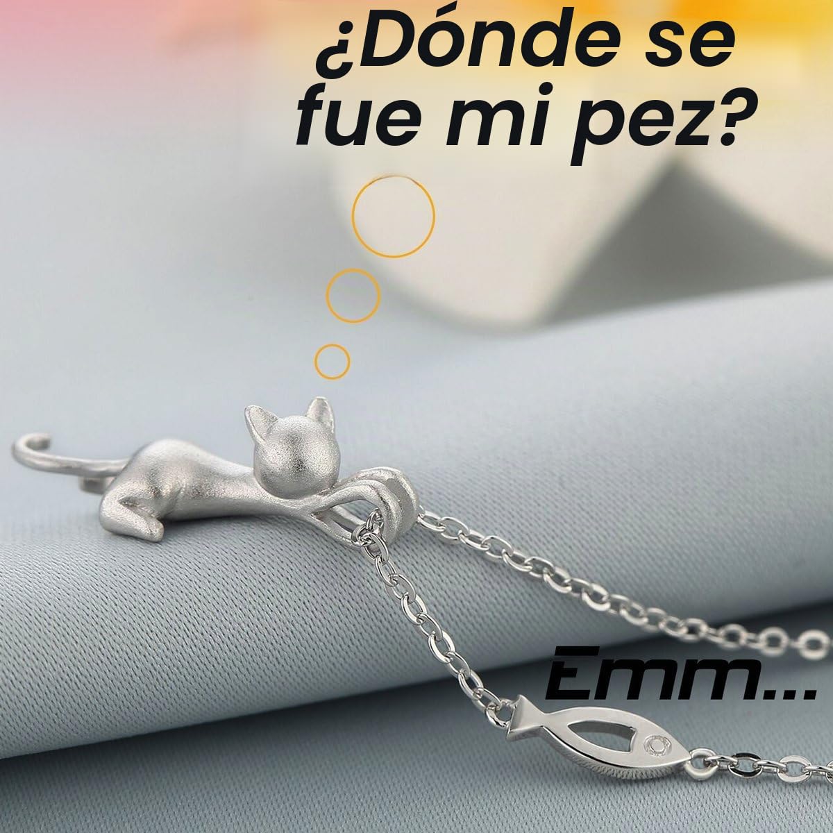 925 Sterling Silver Dog/Cat Pendant Necklace CZ Necklaces for Animals Lovers/Women/Men