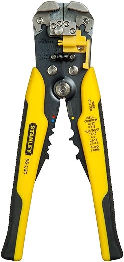 Stanley Fmht0-96230 – Automatic Wire Stripper Pliers, Black, Yellow