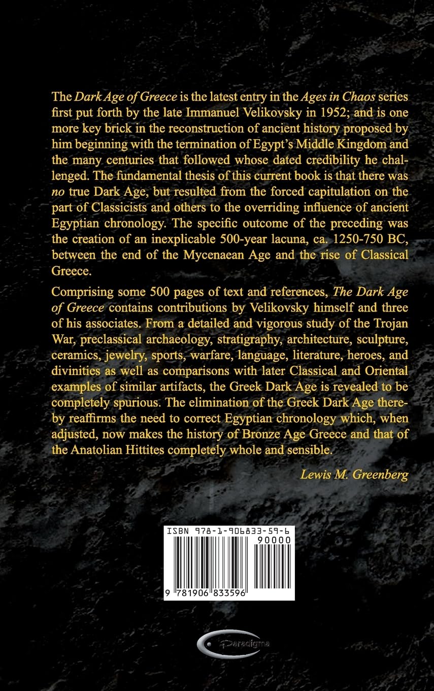 Ages in Chaos IV: The Dark Age of Greece