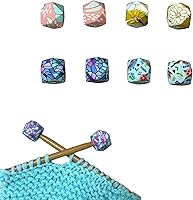 Vista 12 de SPANSEE Porta Agujas de Tejer Hexagonales - 4 Piezas, Tamaño 3-13 (3.25mm-9mm), Tapones de Punta, Protectores de Punta