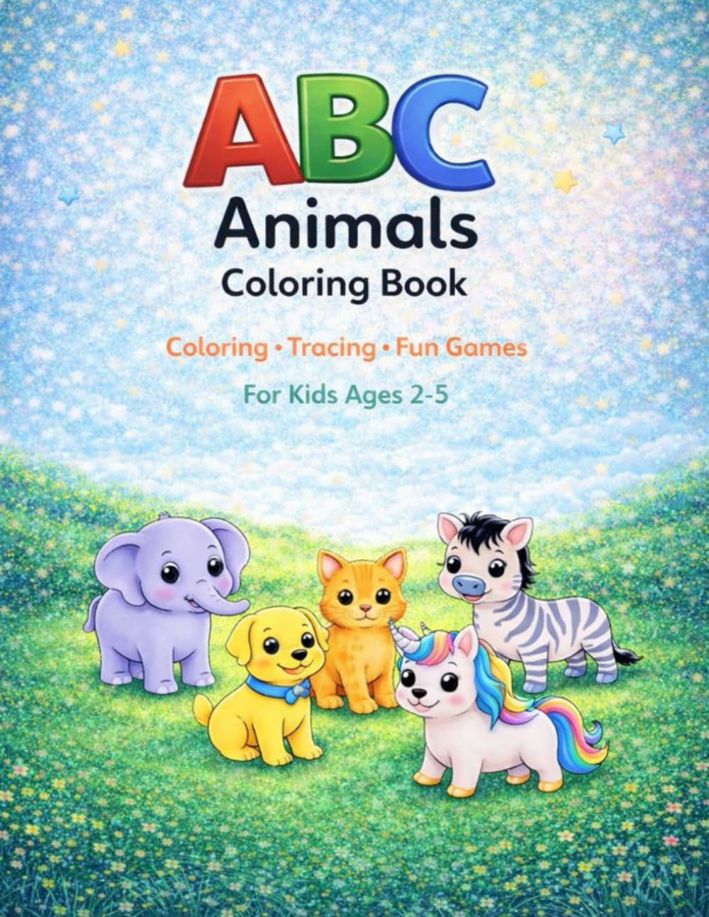 Animal Alphabet Coloring Book for Kids