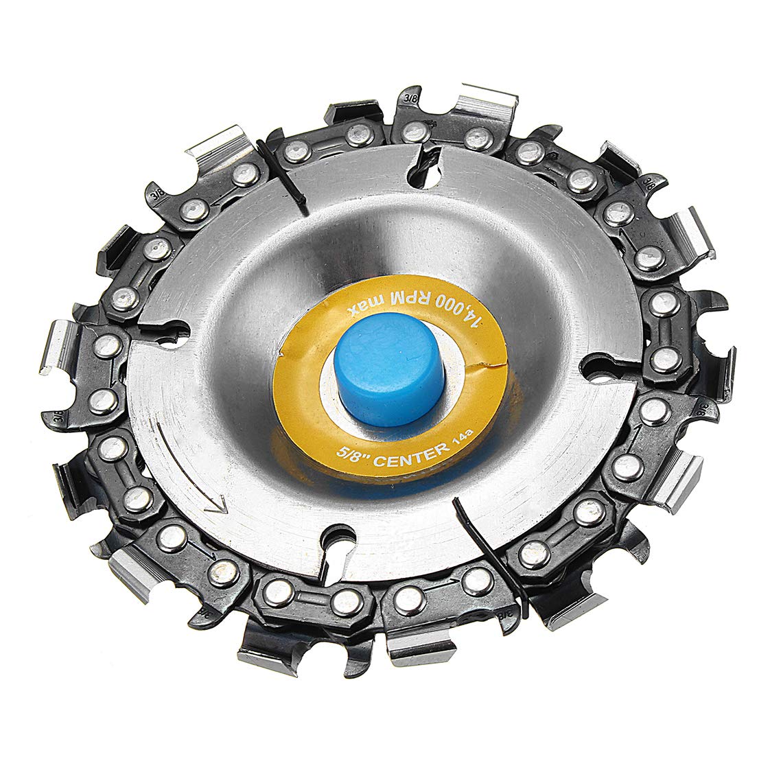 Buy 4 Inch Grinder Chain Saw Disc Wood Carving Disc 14 Tooth 5/8 Inch