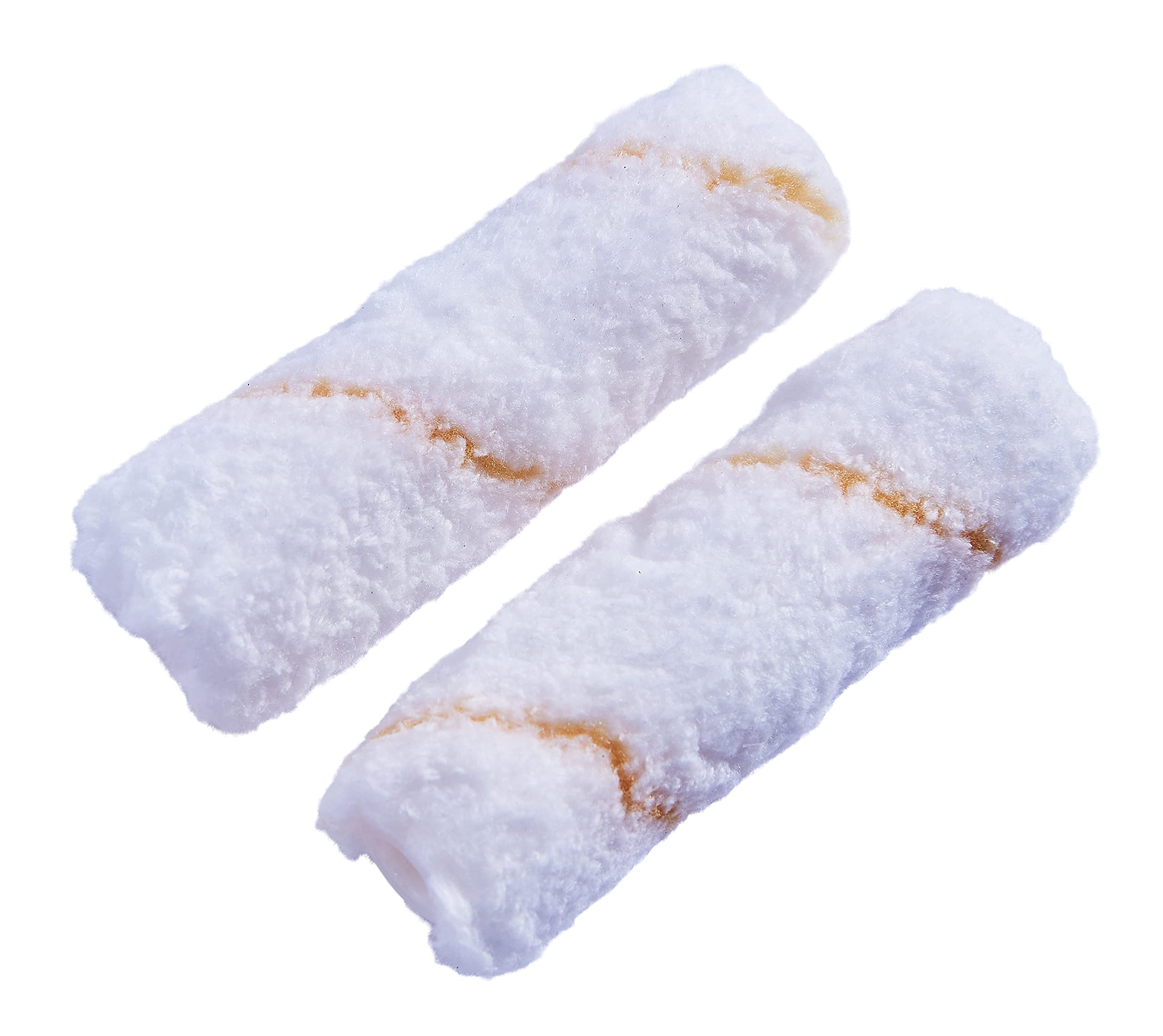 Amtech Multi-Colour G4445 100Mm (4") Roller Sleeves, 9Mm Microfibre Pile Roller Sleeves, Short Pile Paint Rollers For Smooth Paint Surfaces, 2 Pack