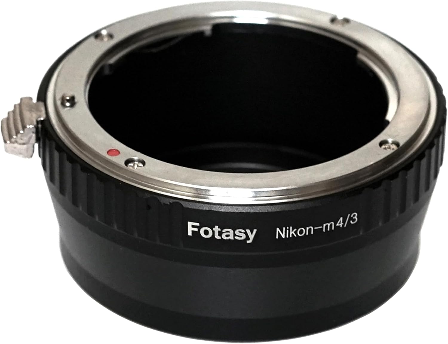 Fotasy Manual NK Lens to M4/3 Adapter, F Mount to MFT, Compatible with Nikon F lens Panasonic G7 G9 GF8 GF90 GH5 II GX7 GX9 GX850 G90 G91 G95 Olympus E-M1 E-M5 E-M10 I II III E-PM2 E-PM1 Pen-F E-M1X