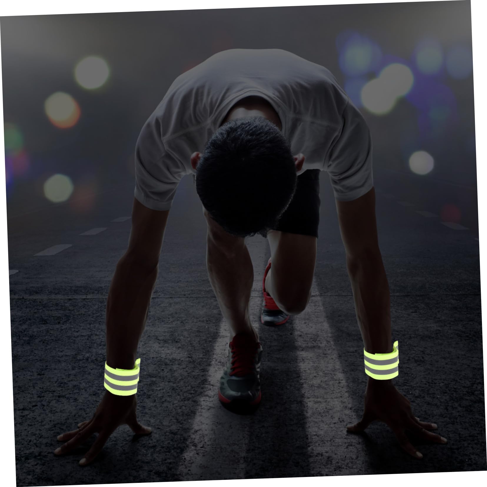 Toddmomy Reflektierendes Armband Mit Handgelenksband Outdoor Ausrüstung Reflektierende Ausrüstung Für Läufer Gelbe Reflektierende Laufausrüstung Nachtreflektierende Bänder Gut