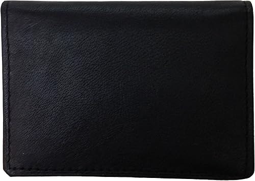 Miniatura 3 de piel Tarjeta de Crédito  Titular De La ID Slim diseño portafolios para hombre negro