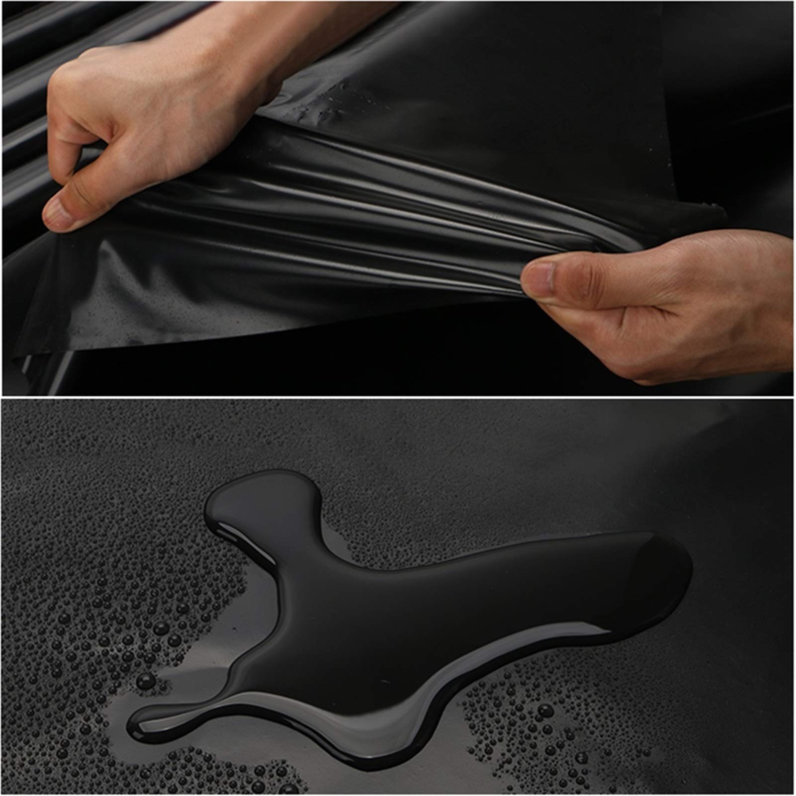 LSXIAO Flessibile Fodera per Laghetto, Stagno Copertina Stoffa 0,3mm Spessore Telone Impermeabile Resistenza allo Strappo per Giardini Acquatici, Fontana, Giardino Dietro La Casa Piscina