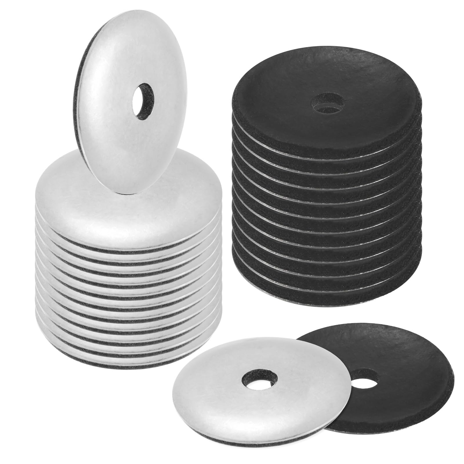 M METERXITY 60-Pack EPDM Bonded Sealing Rubber Washers #8 x 1-3/16" OD โ image 1