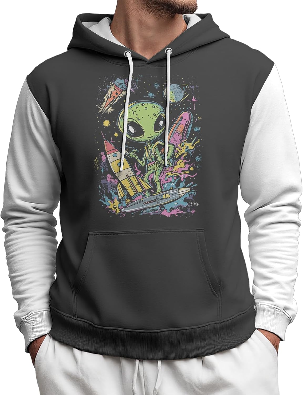 Mens Hoodies 2025 Fall Winter Trendy Casual Pullover Comfort Sweatshirts Daily Wear Warm Basic Tops with Pocket