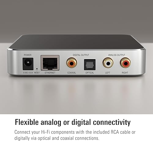 Vista 3 de Eve Reproducir: interfaz de transmisión de audio para AirPlay, actualización a transmisión de audio AirPlay, compensación de latencia, convertidor