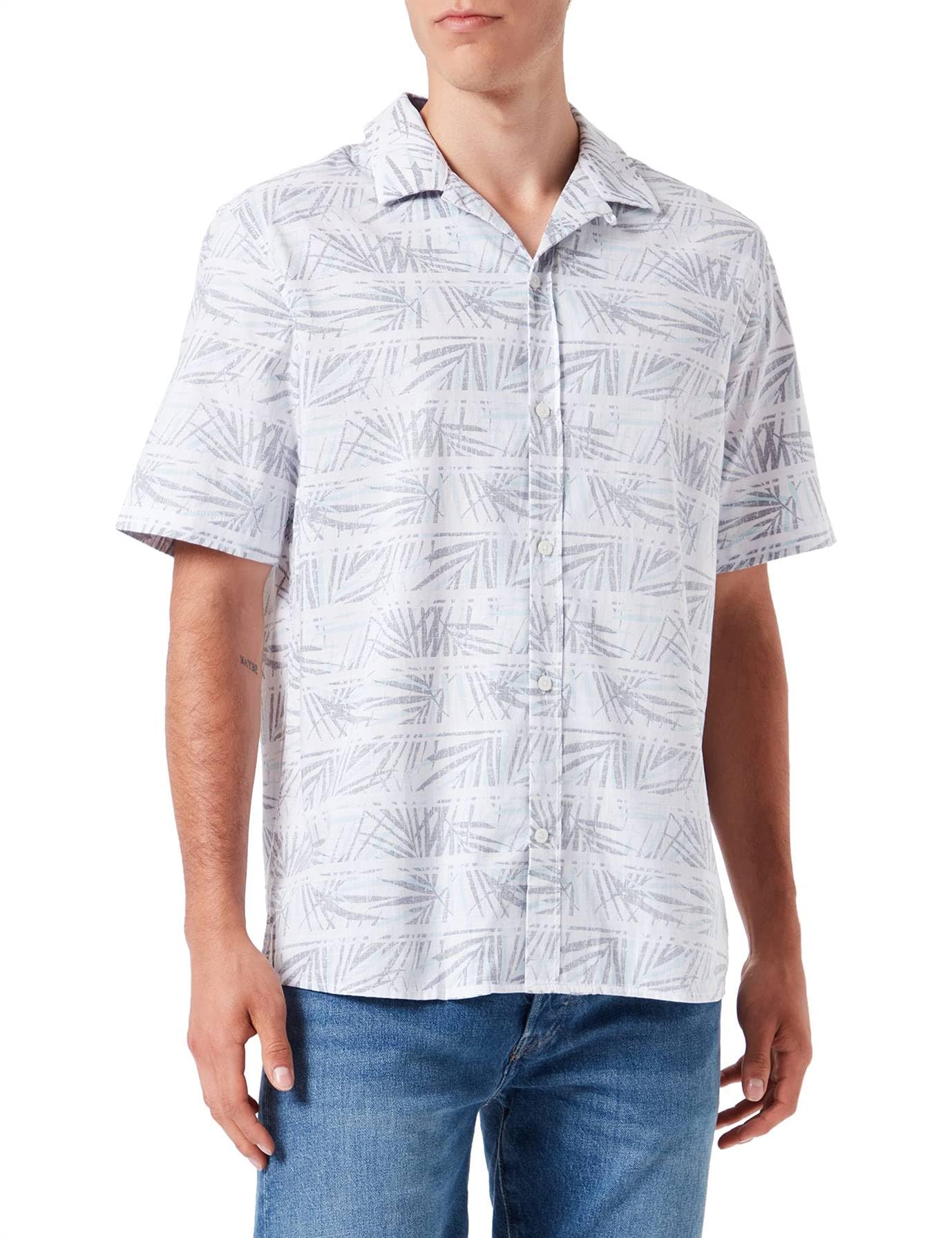 TOM TAILOR Herren Resort Hemd mit Print