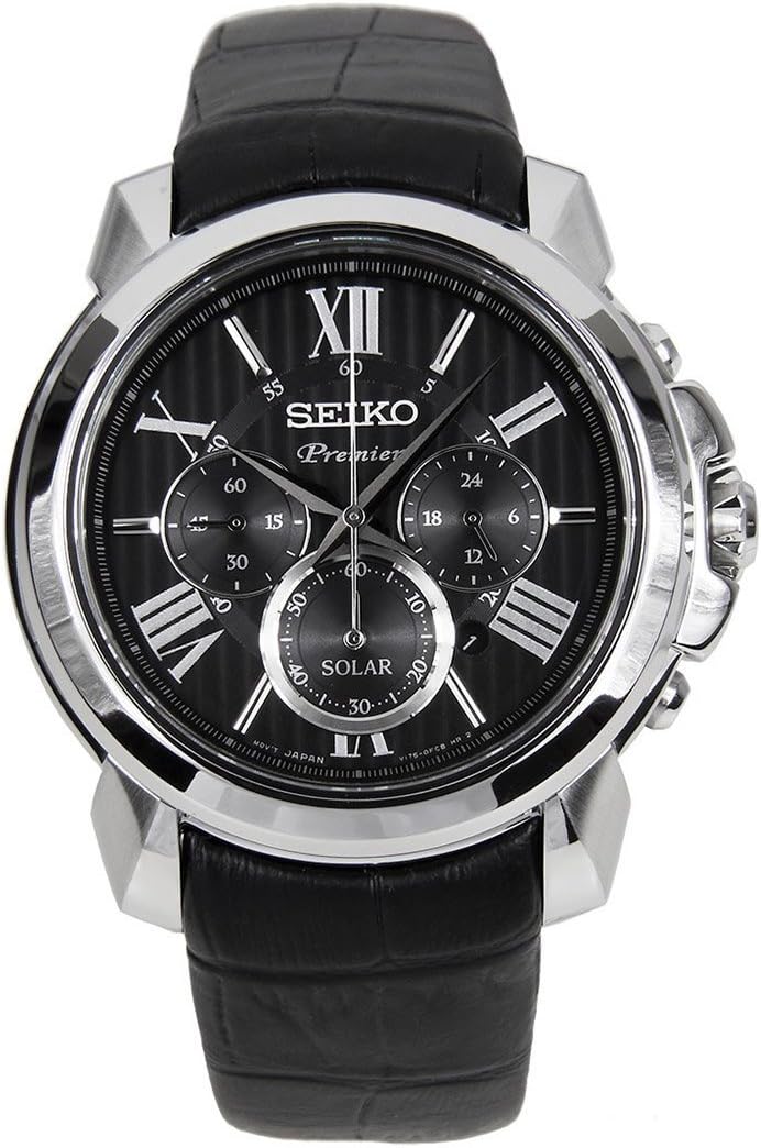 Seiko premier SSC597P2 Mens automatic-self-wind watch