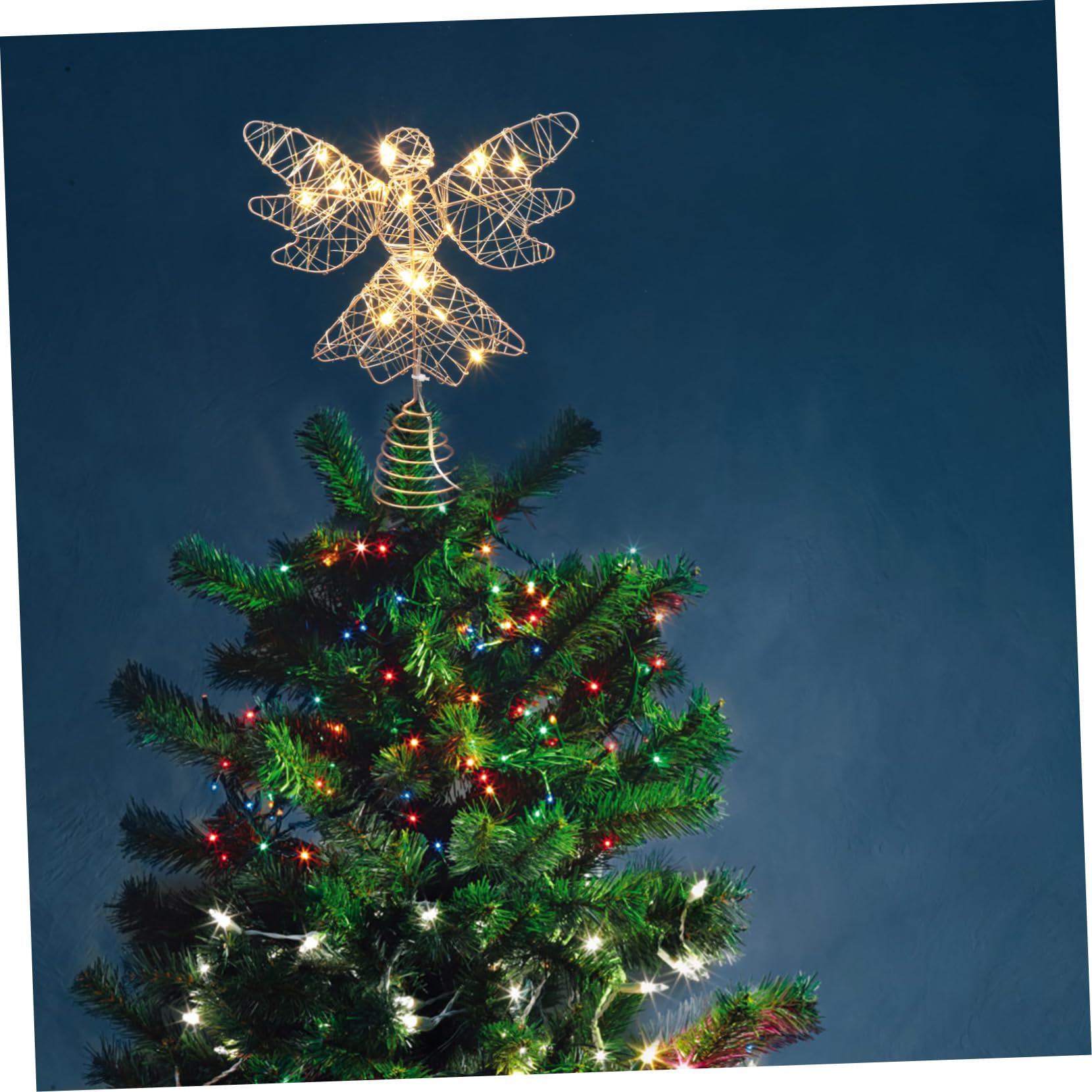 MAGICLULU 3piezas Luz De para Árbol De Navidad Adorno Diseño Elegante para y Decoración del con Baterías Sin Instalación Compleja