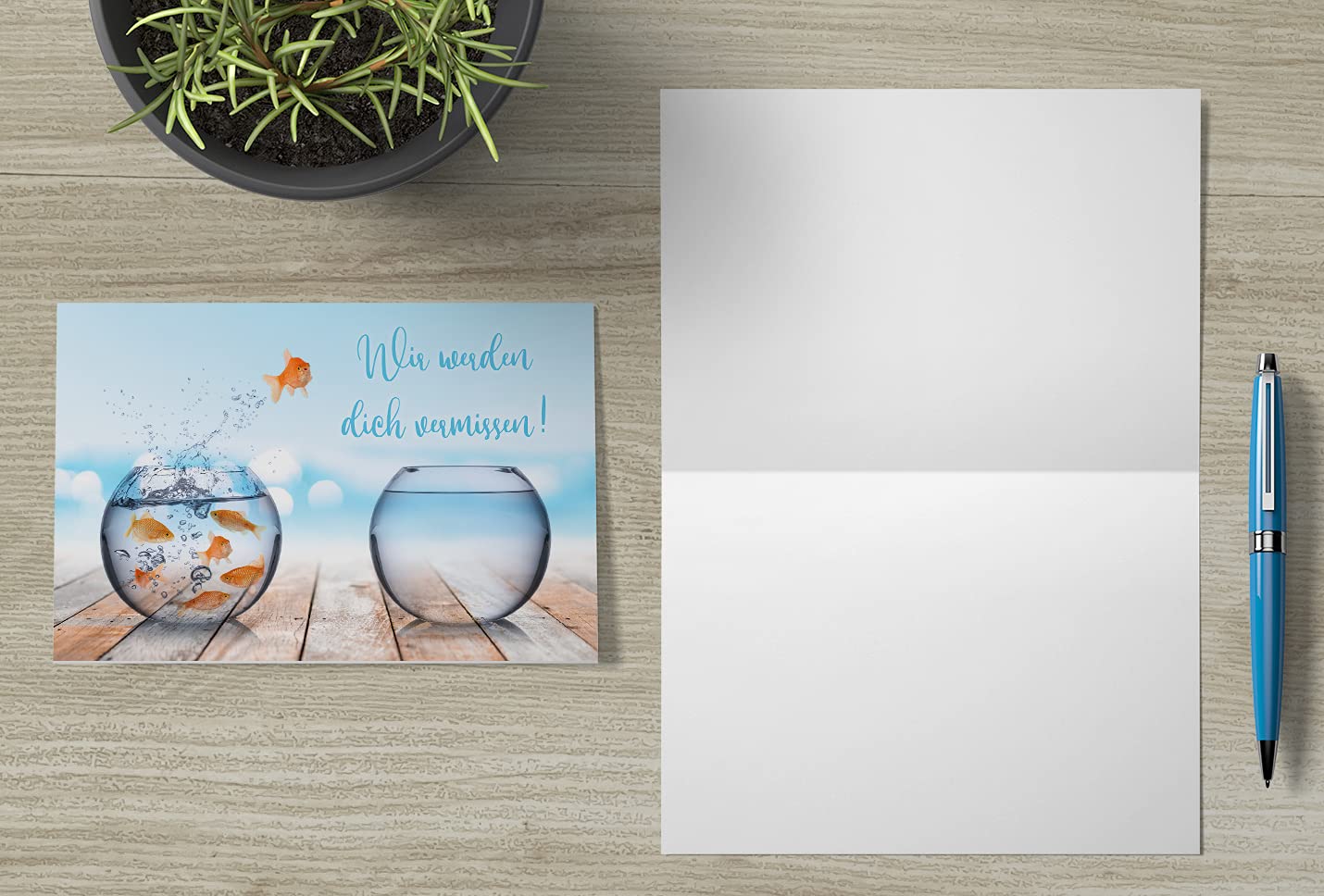 Merz Design Abschiedskarte Zum Mutterschutz – Hochwertige Karte 12x18cm Für Kollegin In Babypause (inkl. Weißem Umschlag)