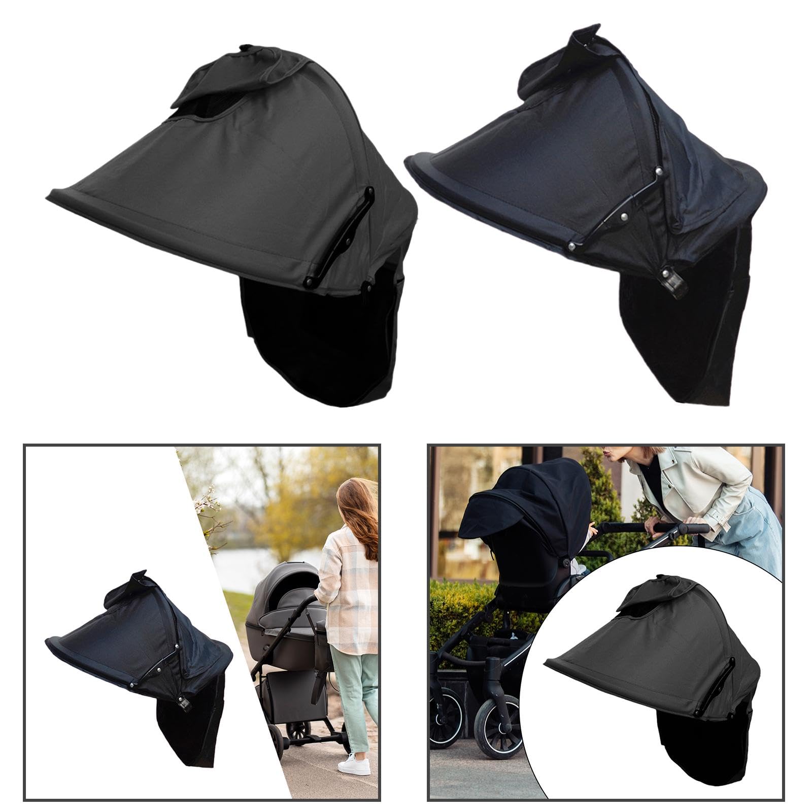 The STYLE SUTRA Baby Stroller Sunshade Cover for Outdoor Universal Adjustable Breathable|Baby | Strollers & Accessories | Covers, Canopies & Umbrellas|1 Stroller Sun Shade - Image 4 thumbnail