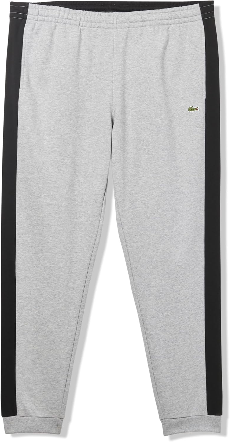 Lacoste Mens Tapered Fit Colorblock Trackpants