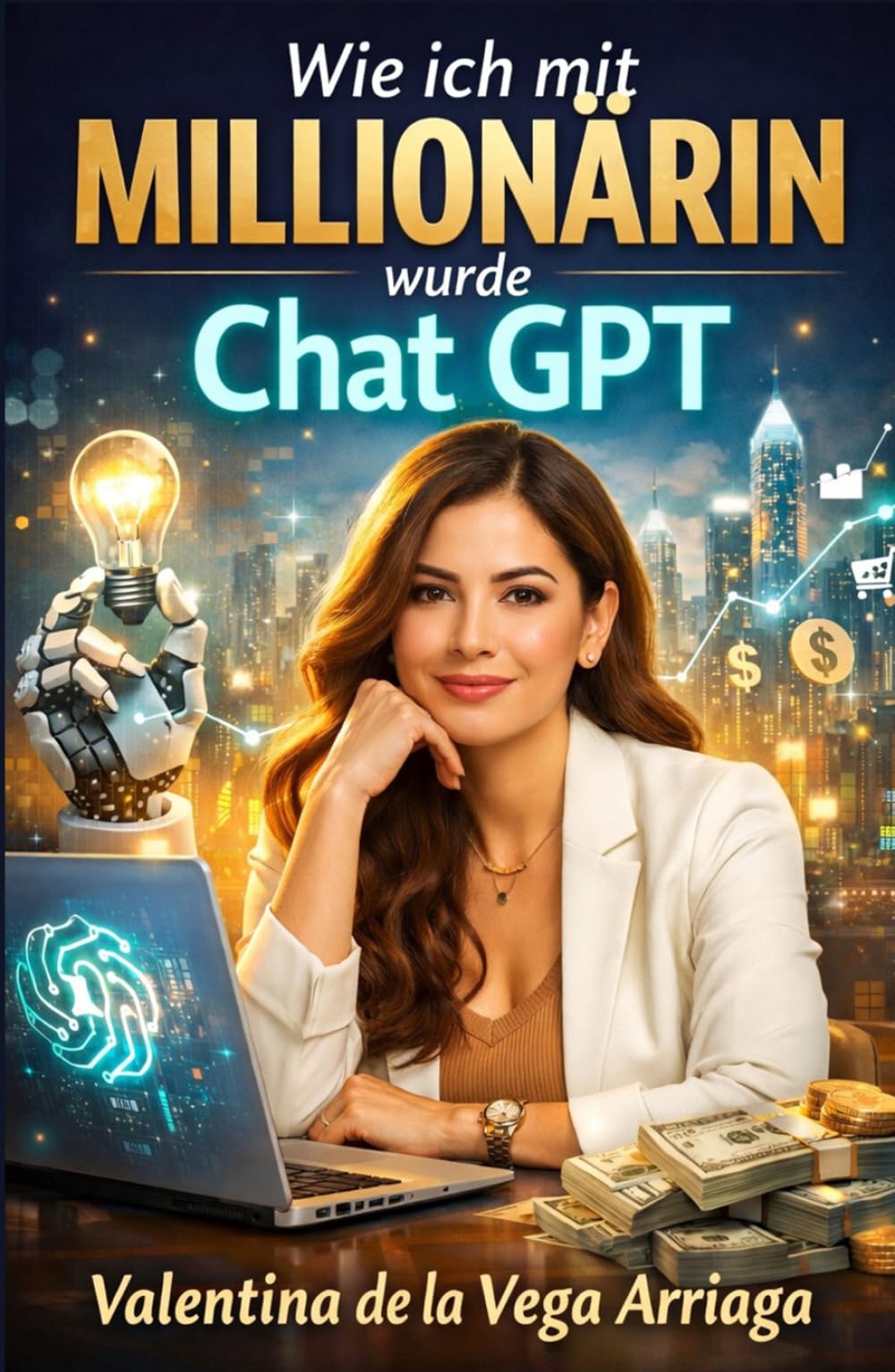 Wie ich mit ChatGPT Millionärin wurde: Mit Künstlicher Intelligenz von Grund auf Geld verdienen: Bewährte Methode für Online-Einkommen, digitale Geschäftsmodelle und finanzielle Freiheit