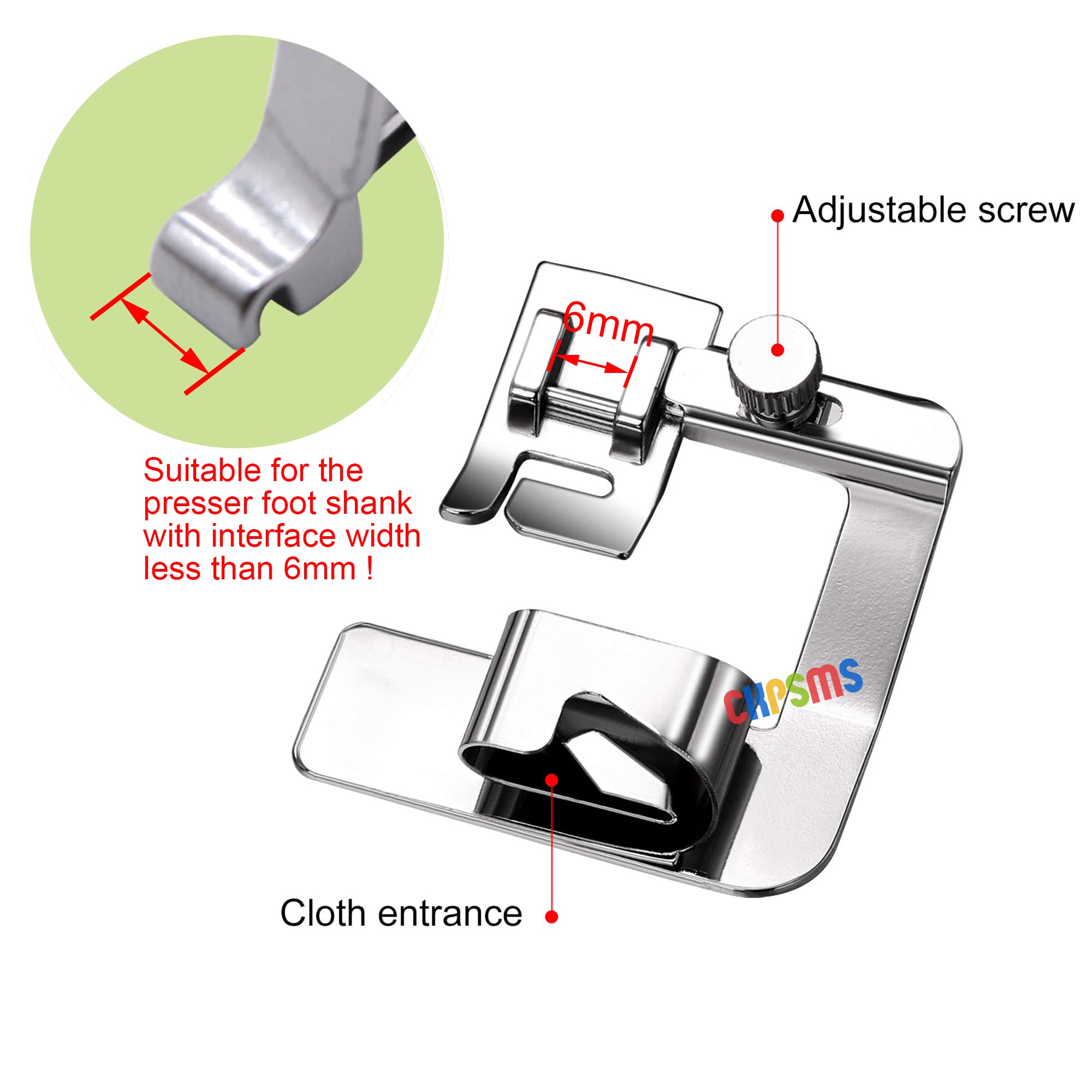 Pied De Couture à 3 Trous, COMPATIBLE Avec Les MACHINES à Coudre