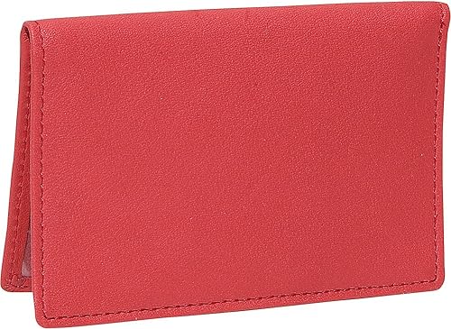 Miniatura 3 de Royce Leather Soporte para identificación Tri-View Rojo talla única