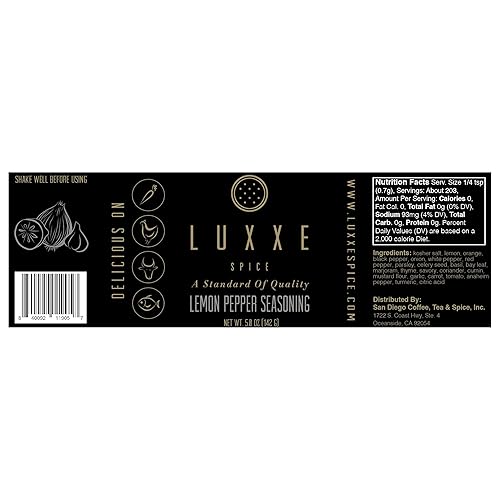 Miniatura 6 de LUXXE Spice Condimento estilo cajún ennegrecido, 4.5 onzas