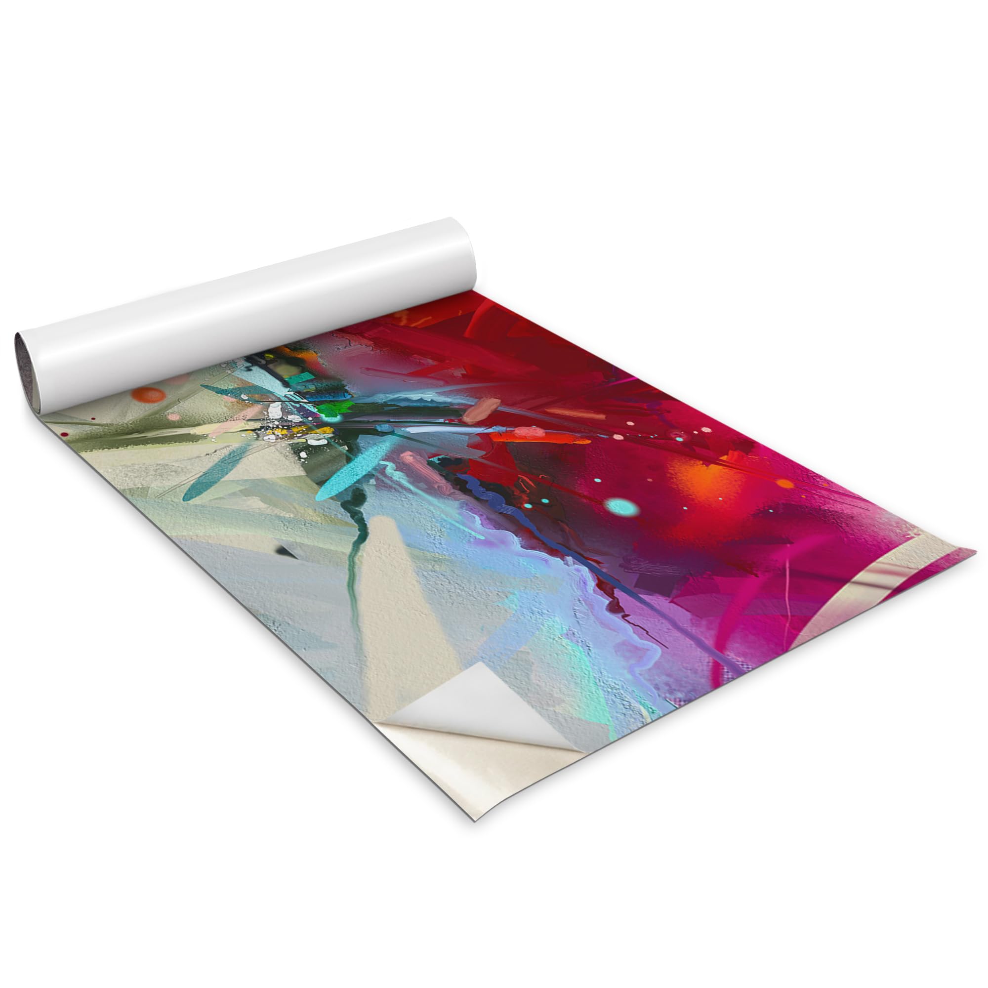 Sticker pour meuble Wallfluent revetement adhesif 100x50 cm pour renover sans peindre