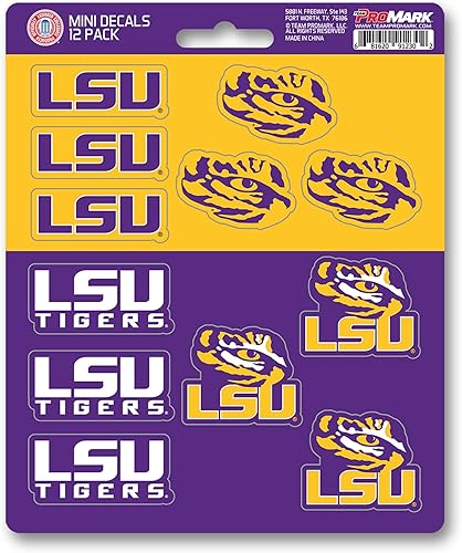 Miniatura 15 de FANMATS NCAA Unisex-Teen NCAA Mini Decal 12-E2pk