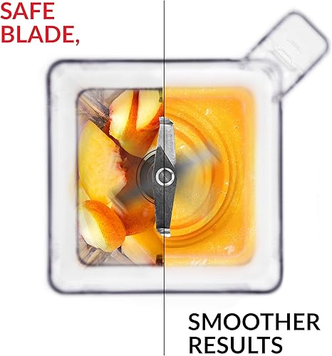 Miniatura 6 de Blendtec Classic 575 - Licuadora, tarro WildSide+ de 90 onzas, espátula de cuchara y libro de recetas, color negro