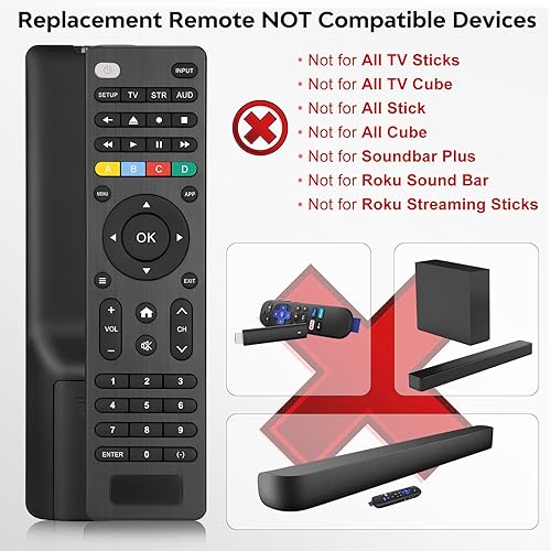 Miniatura 3 de Control remoto universal de TV compatible con SamsungLGVizioHisenseSonyPhilipsOnnSharpRCAElementWestinghouseSanyoEmerson TV y más televisores