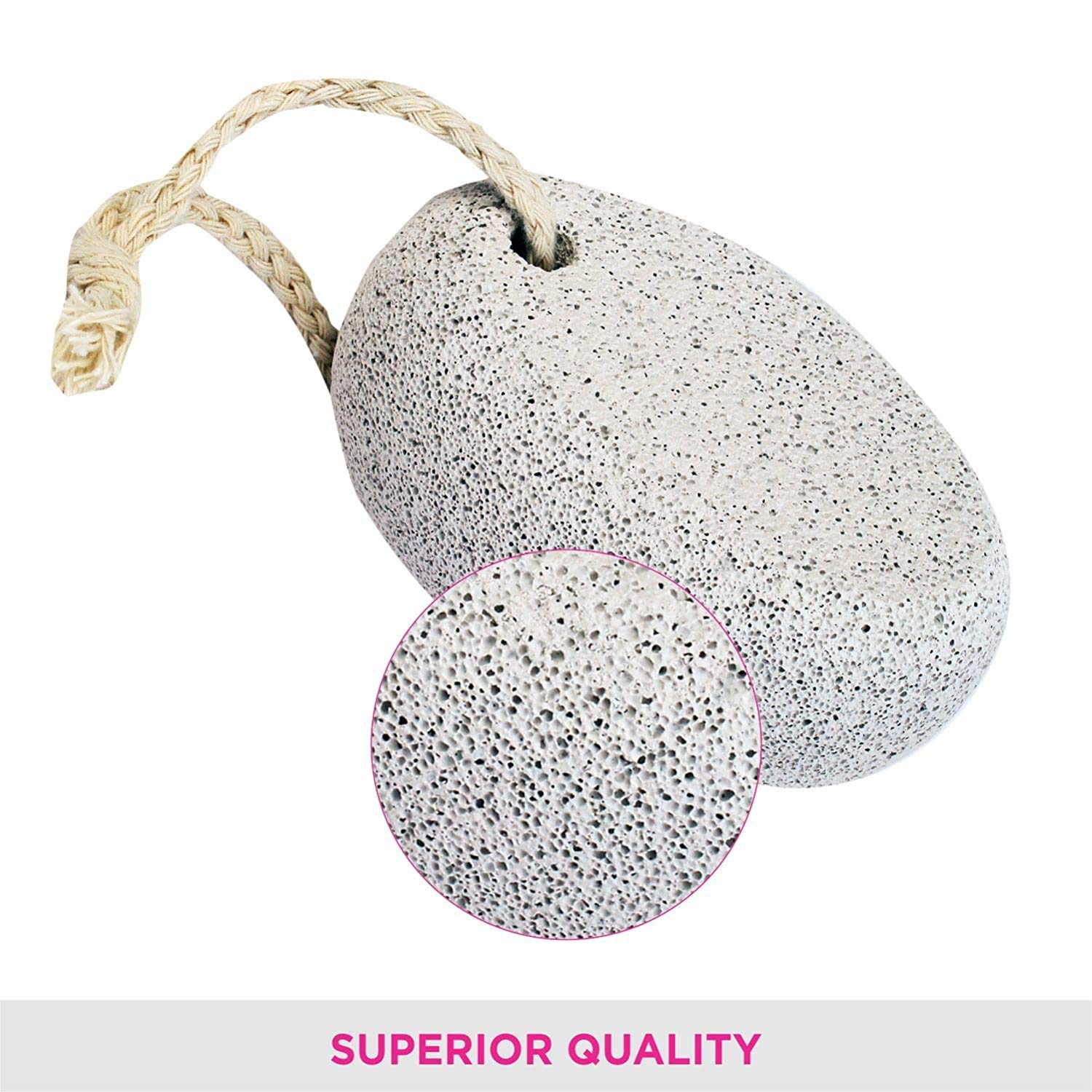 Oval Shaped Natural Pumice Foot Tool Stone For Men, Women, And Kids 1