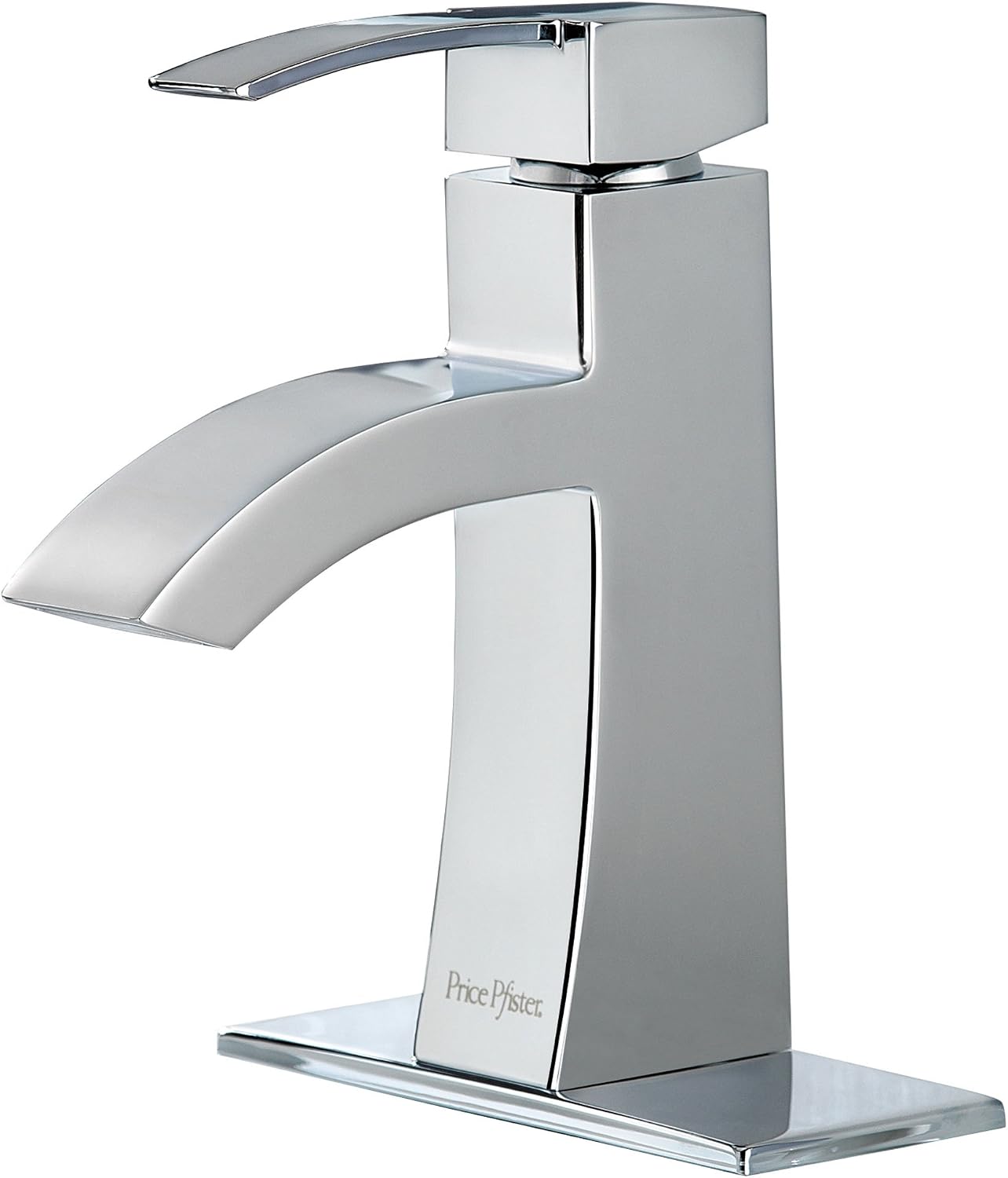 Pfister Bernini Bathroom Sink Faucet, Single Control, 1-Handle, Single Hole, Polished Chrome Finish, LF042BNCC