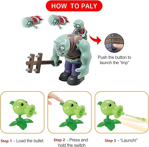 Miniatura 4 de Plantas y Zombies Juguetes Figuras vs Peashooter Recuerdos de Fiesta Suministros Decoraciones de Cumpleaños Juegos de Felpa Serie 2 PVZ Juegos para