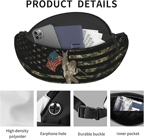 Miniatura 85 de Graffiti Instrument Music 80s 90s Microphone Fashion Casual Fanny Pack Waist Bag Men Women Adjustable Belt Waist Bag For Travel Hiking Cycling