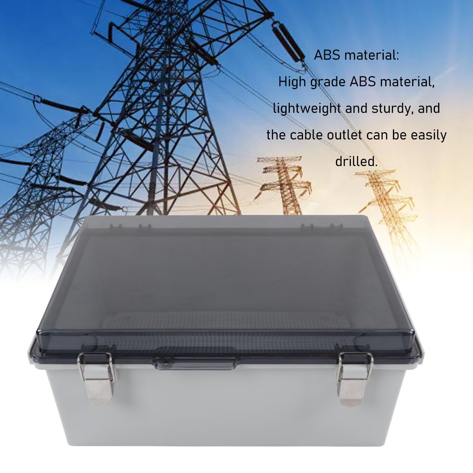 Puszka Elektroinstalacyjna – Obudowa ABS IP67 z Przezroczystą Pokrywą do Instalacji Wewnętrznych i Zewnętrznych