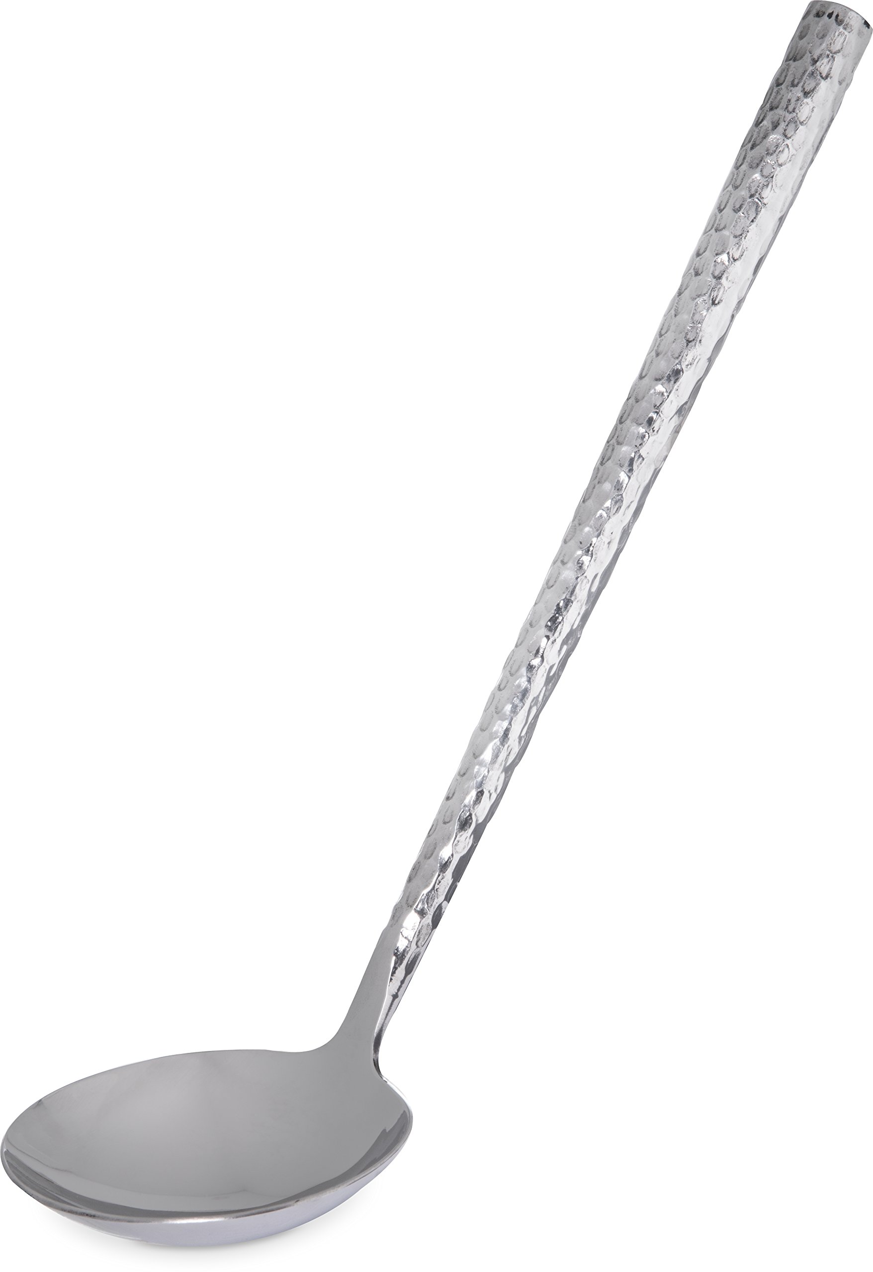 Carlisle FoodService Products 60208 Hammered Stainless Steel Ladle, 8.75