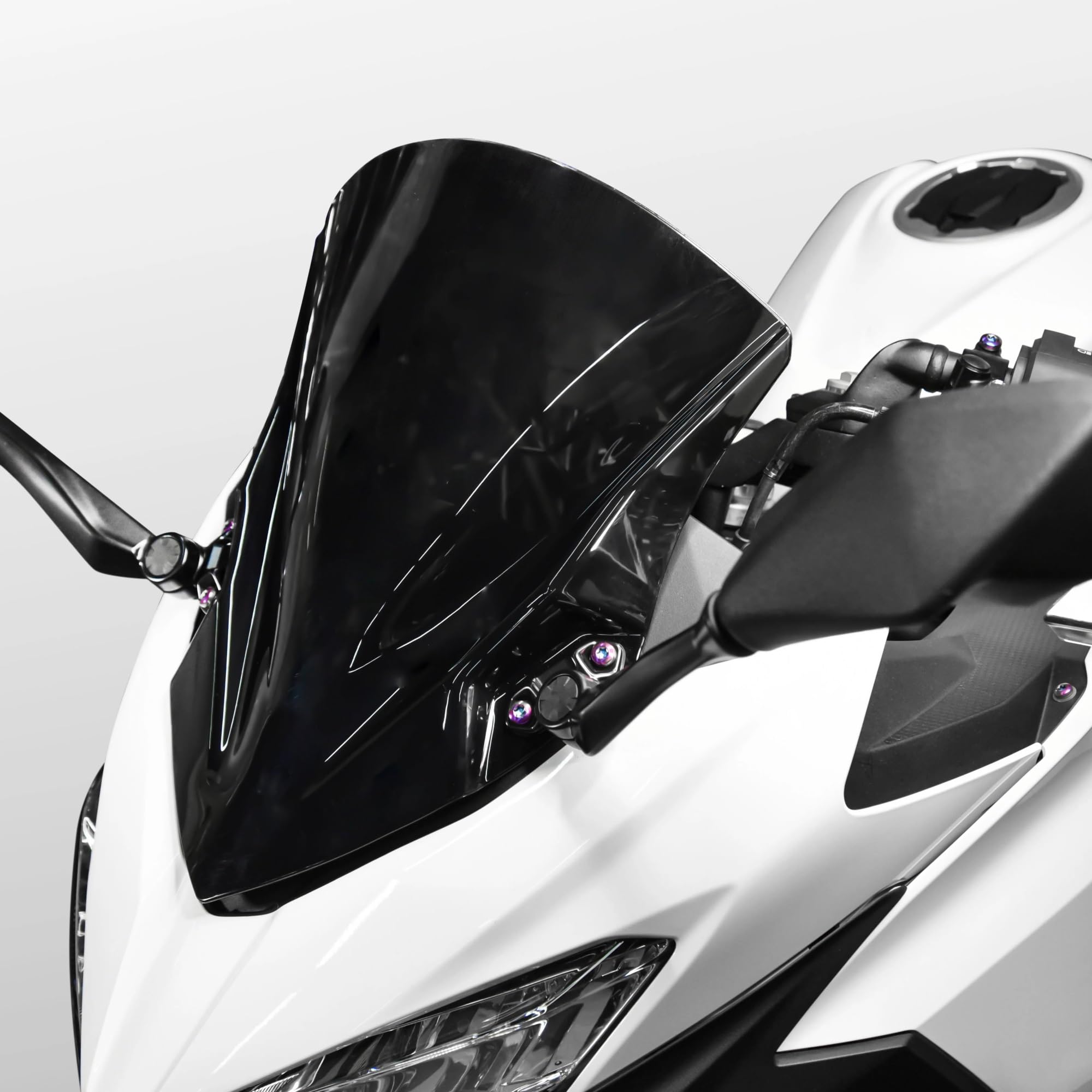 Amazon | Ninja Ninja250用オートバイフロントガラス Ninja 400 250
