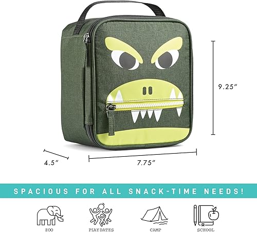 Miniatura 4 de Fit & Fresh Fiambrera de dinosaurio, poliéster, unisex, 3+