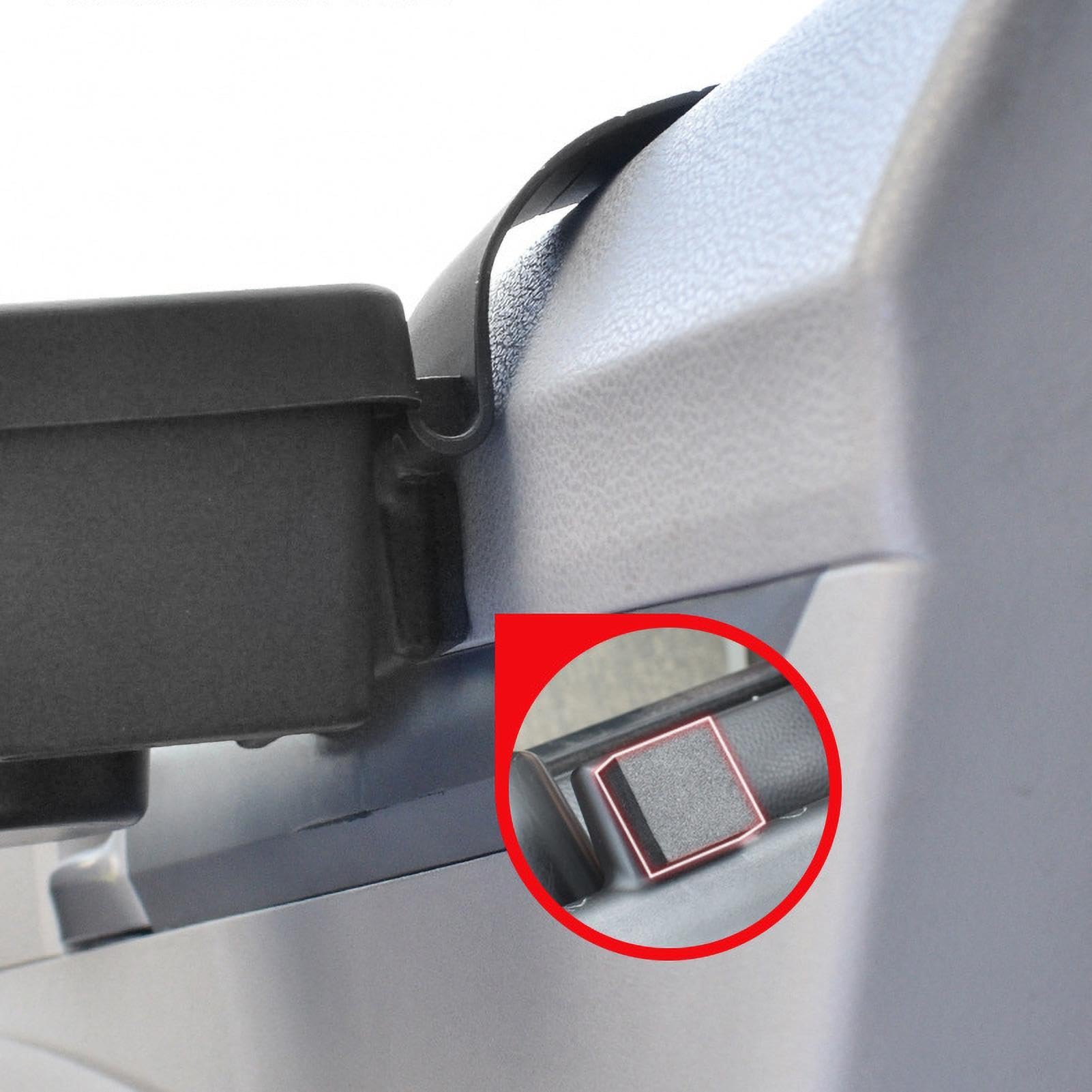 Organizer Per Sedile Auto Con Strass – Tasca Laterale Portaoggetti Rossa – Per Cellulare, Portafoglio, Chiavi – Fessura Tra Sedile E Console - 2
