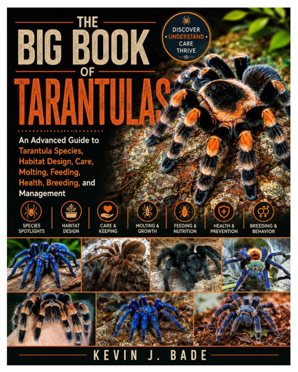 The Big Book of Tarantulas: An Advanced Guide to Tarantula Species, Habitat Design, Care, Molting, Feeding, Health, Breeding, and Management