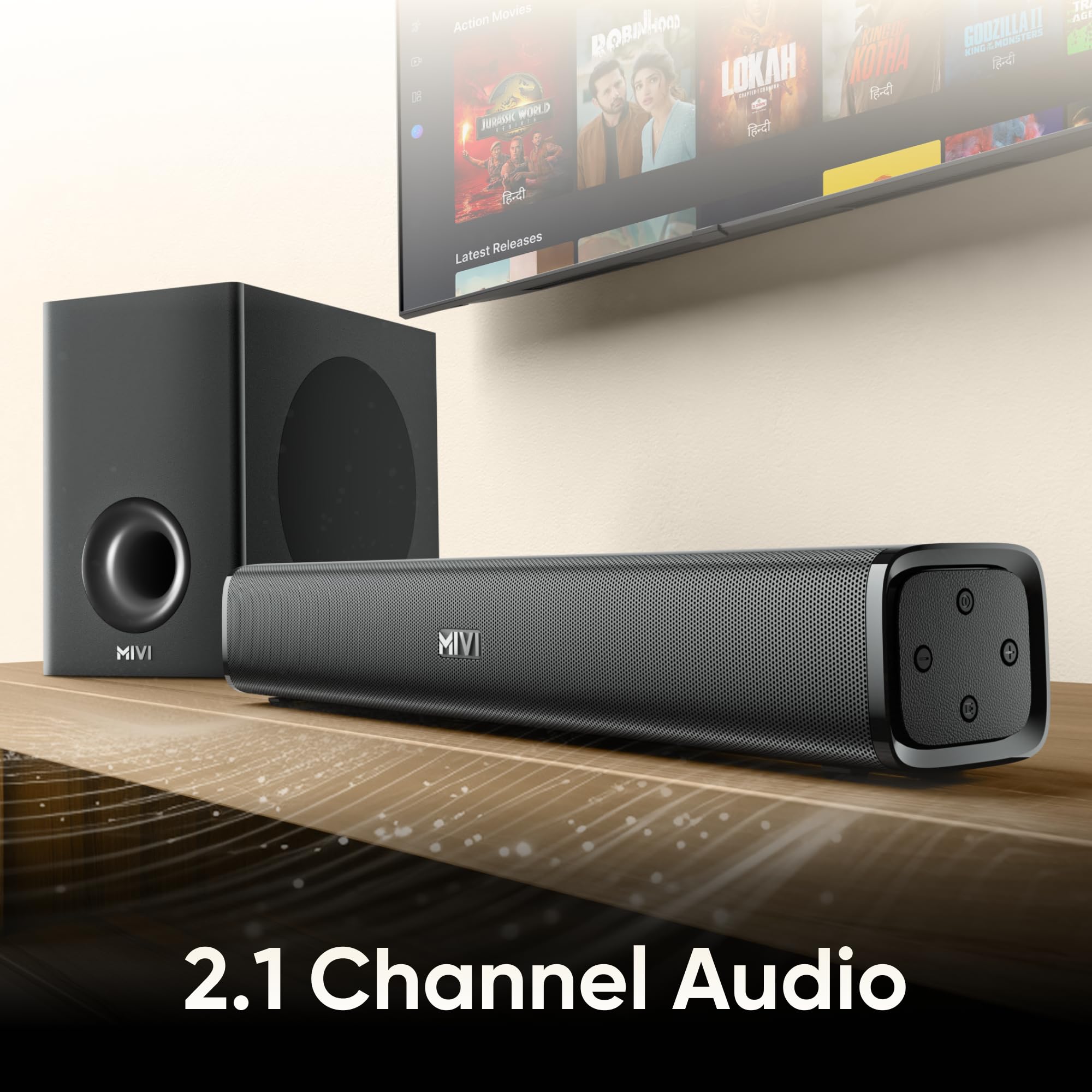 Mivi Nex 100 Sound Bar - Powerful Home Theater -4
