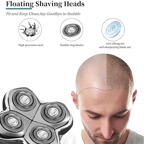 Miniatura 4 de Cuchillas de repuesto para afeitadora Pitbull Skull Shaver de repuesto, compatibles con Skull Carver Pitbull Gold PROPlatinum PROSilver PRO Pitbull