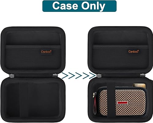 Miniatura 2 de Canboc Estuche rígido de transporte para Positive Grid Spark GO 5W amplificador de guitarra inteligente ultraportátil, caja de altavoz de guitarra