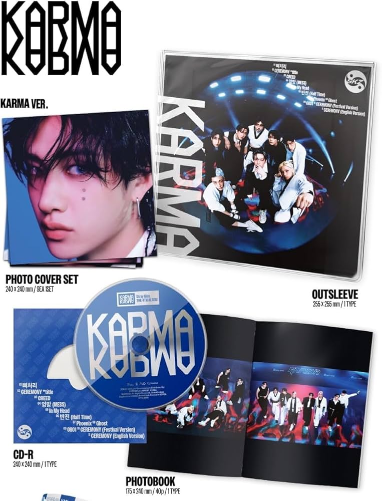 Stray Kids　ベストアルバム「KARMA」VER LIMITED Stray kids [KARMA] 4th Album [Limited VER.] with POB