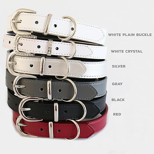 Miniatura 4 de Hot pink Ivory pearl beaded flower collar, dog ring bearer proposal XS XXL collar, handmade dog lover gift, puppy girl dog collar