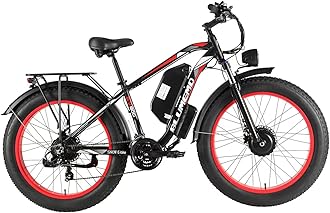 Electric Bike for Adults Peak 3000W, Removable 48V/22AH Battery E-Bike, Max 35Mph,Fat Tire Electric Bicycle 26" 4.0 for Trail Riding/Excursion/Commute 21-Speed Shifting GCC Certified
